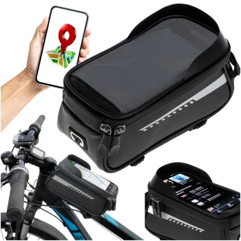 Waterproof Bicycle Bag with Phone Holder