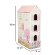 Lulilo Papilio Wooden Dollhouse, 80cm, White/Pink