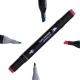 Double-Sided Alcohol Markers in Case 48 pcs + Stand