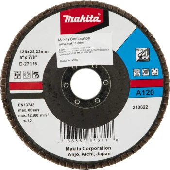 Makita Flap Disc 125 mm A120