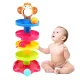 Educational Ball Drop Tower Toy with Monkey