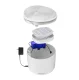 Dogness Mini Dog and Cat Water Fountain Drinker 1L, White