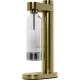 Stelton Brus Soda Maker Carbonator, Brushed Brass