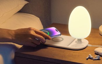 LDNIO Y3 RGB Night Lamp with Qi Wireless Charging Function, white