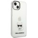Karl Lagerfeld Choupette Body Case for iPhone 14 Plus - Transparent
