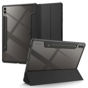 Samsung Galaxy Tab S9+ Plus (SM-X810, SM-X816B) Spigen Ultra Hybrid "Pro" Book Case Cover, Black