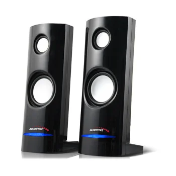 Audiocore AC860 2.0 Computer Speakers 8W USB, Black