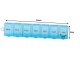 Weekly Pill Organiser Container 7 days, Different colors