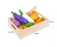 Kids Toy Wooden Cutting Vegetables Set Z23543