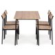 Dining Table Set with 4 Chairs for Kitchen MALMO by ModernHome