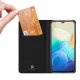 Dux Ducis Skin Pro Wallet Case for Vivo Y16 / Y02s, Black