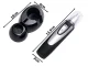 2-in-1 Nose and Ear Trimmer / Beard Styler, Silver/Black