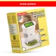 Kruzzel Pocket Digital Microscope for Kids 1000x 2MP 2.0\" IPS, White