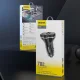 Dudao R78 78W Car Charger USB-C PD / 2xUSB-A QC, Black