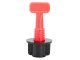 Tile leveling system clips and wedges, 50 pcs, red