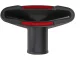 Universal Vacuum Cleaner Nozzle with Velour Strips, 32/35 mm, Black