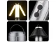 Multifunctional Telescopic LED Camping Lamp and Flashlight, 3000 mAh