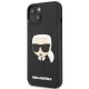 Karl Lagerfeld 3D Rubber Karl\'s Head Case for iPhone 14 Plus, Black