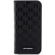 Apple iPhone 14 6.1\" Karl Lagerfeld Saffiano Monogram Bookcase Cover (KLBKP14SSAKLHPK), Black
