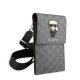 Karl Lagerfeld Ikonik Karl Monogram Patch soma telefonam - sudraba