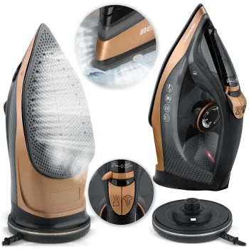 Berdsen Bd-333 Cordless Steam Iron with Ceramic Soleplate 2600W