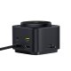 Baseus MagPro Series II 7-in-1 USB-C Hub with MagSafe-compatible Charger 15W + HDMI + USB-A + USB-C + SD/TF - Black