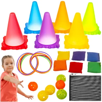 Kruzzel 3-in-1 Target Toss Game for Kids