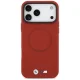 BMW M FW Metal Logo MagSafe Case for iPhone 17 Pro Max, Red