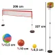5-in-1 Kids Sports Set: Badminton, Basketball, Volleyball, Tennis, Frisbee