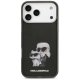 Karl Lagerfeld IML Aquarelle & Choupette Logo MagSafe vāciņš iPhone 17 Pro Max - Melns | Phone Case Cover Black
