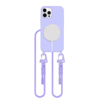 Tech-Protect MagNecklace MagSafe Case for iPhone 12 / 12 Pro, Lavender