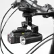 AKEEYO Handlebar Mount for Camera and Headlight - Black