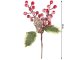 Decorative Christmas Branch, Rowan Berries Sprig, 22 cm