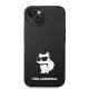 Karl Lagerfeld Silicone Choupette Case for iPhone 14 Plus / 15 Plus - Black
