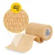 4Fizjo Self-Adhesive Cohesive Bandage 4.5 m × 10 cm, Beige