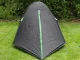 Waterproof 2-Person Camping Tent with Mosquito Net, Black/Green