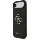 Guess Grained Big 4G & Classic Logo Case for iPhone Air - Black