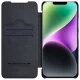 Nillkin Qin Leather Pro Flip Case for iPhone 14 Plus with Camera Cover, Black