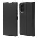 Sony Xperia 10 II Magnetic Leather Case Cover Card Holder, Black