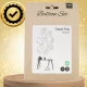 Transparent Latex Balloons 3rd Birthday Origami, 30 cm, 12 Pack