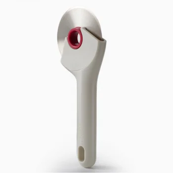 Joseph Joseph Ringo Easy-Clean Pizza Cutter, Red / Beige