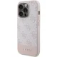 Guess 4G Stripe Collection case for iPhone 15 Pro - pink