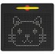 Magnetic drawing board for kids with 714 balls, black
