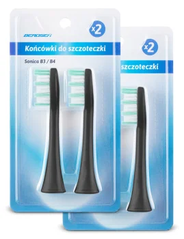 Berdsen B3 / B4 Sonic Toothbrush Replacement Heads, 4 pcs