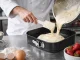 Square Cake Baking Pan Set, 3 Pcs (24/26/28 cm), Grey