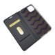 Google Pixel 4 Magnetic Adsorption Leather Card Holder Case Cover, Black