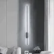 LED Light Wall Lamp Minimalist Sconce, 100cm, 6000K, Black