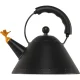 Alessi 9093 BB Tea Kettle with Whistle 2.0 l, Black