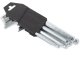 Hex Key Set Ball End 9 Piece Allen Wrench Kit 1.5-10mm for Tight Spaces