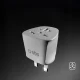 SBS UK Travel Adapter Type G, White